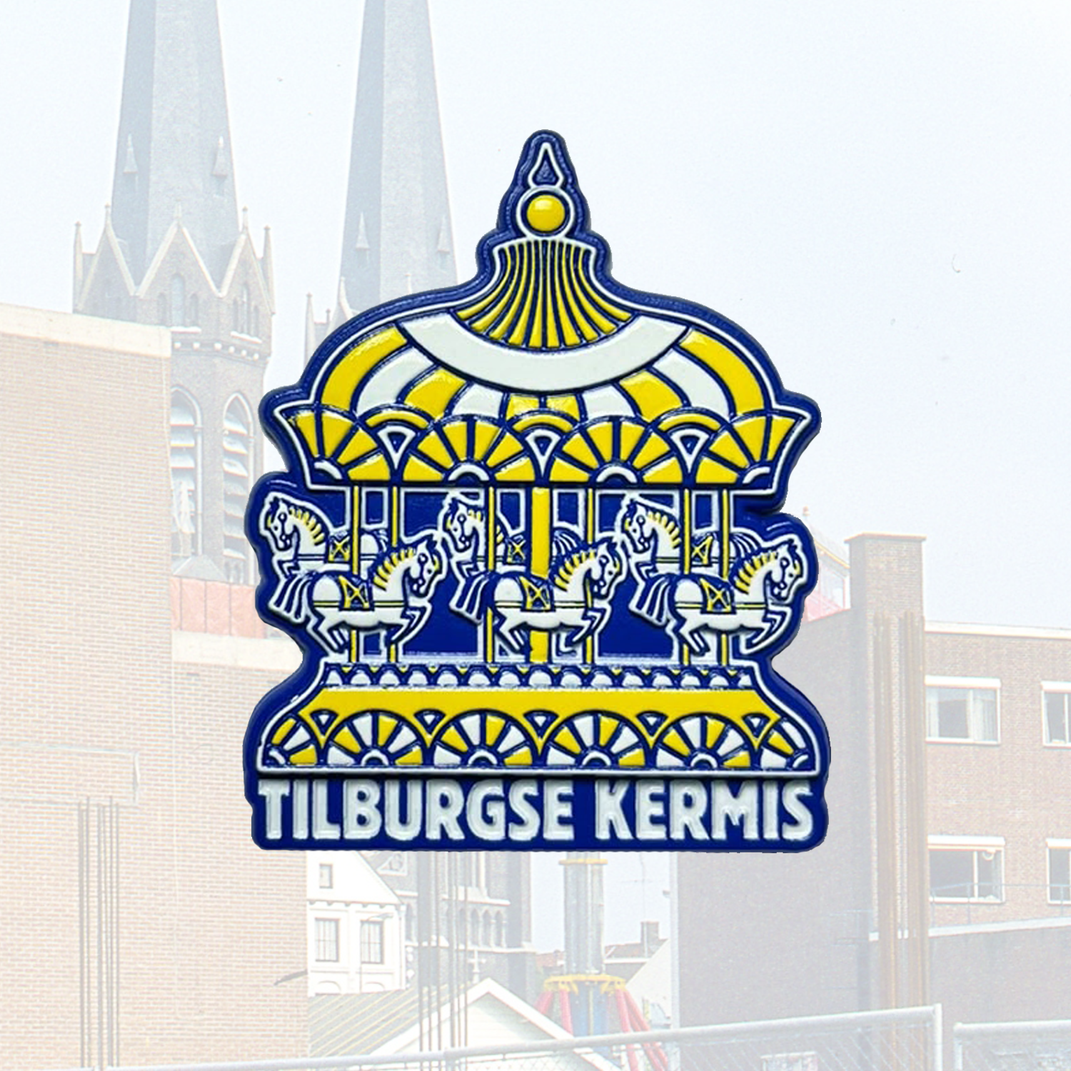 Retro Tilburgse Kermis Magneet