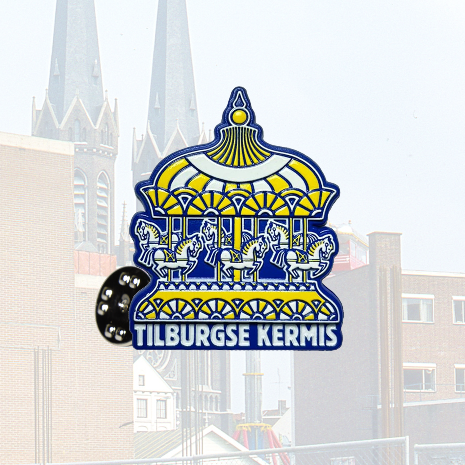 Retro Tilburgse Kermis Pin