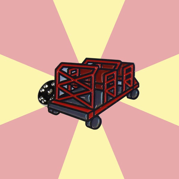 Retro Rodelbaan Pin
