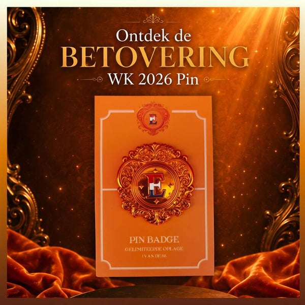 Ontdek de Betovering WK 2026 Logo Pin – Limited Edition