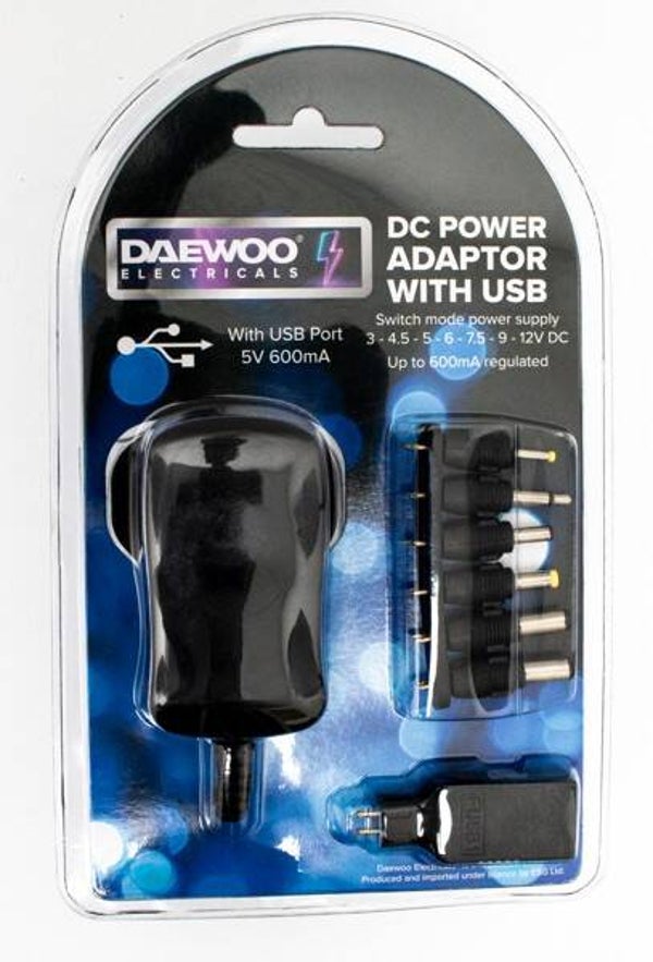 AC/DC Adaptor 500Ma with USB
