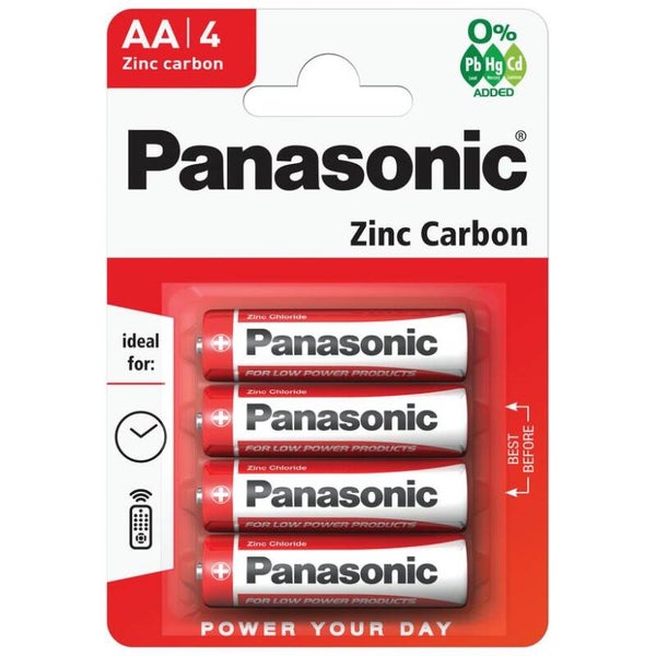 Panasonic AA Batteries 4 Pack