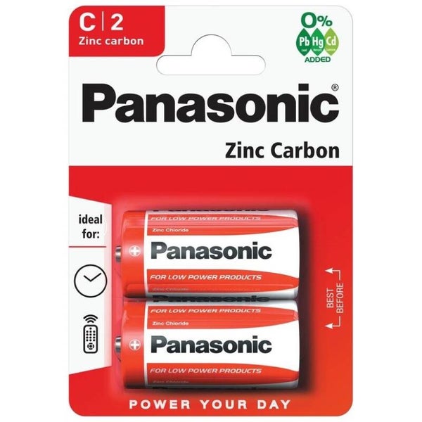 Panasonic C Batteries 2 Pack