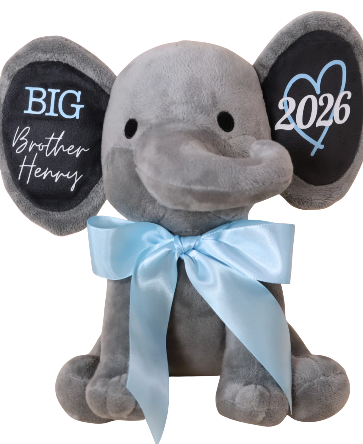Personalized Big Brother/Sister Elephant Plush