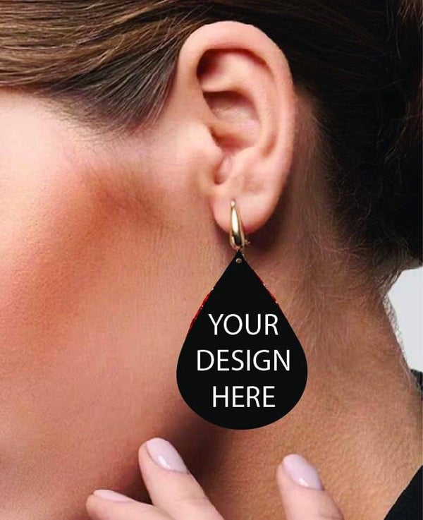 Custom Teardrop Earrings