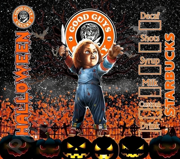 Good Guys Chucky Coffee Parody