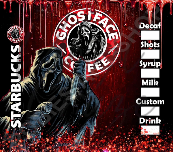Ghostface Coffee Parody