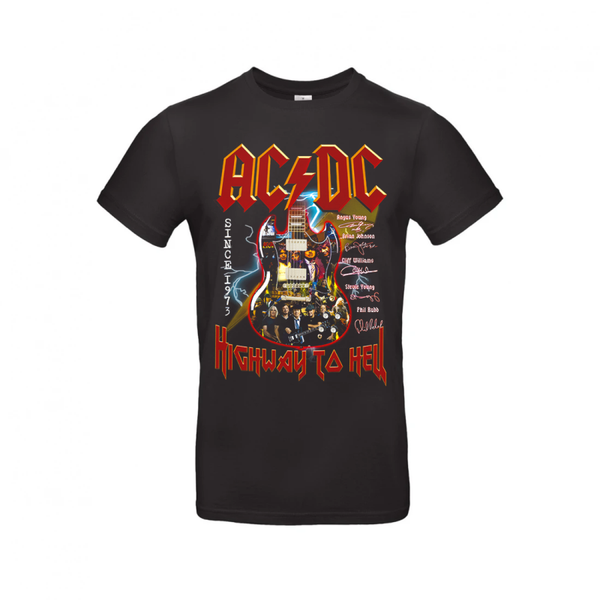 Muziek - AC/DC Highway To Hell Guitar & Signatures