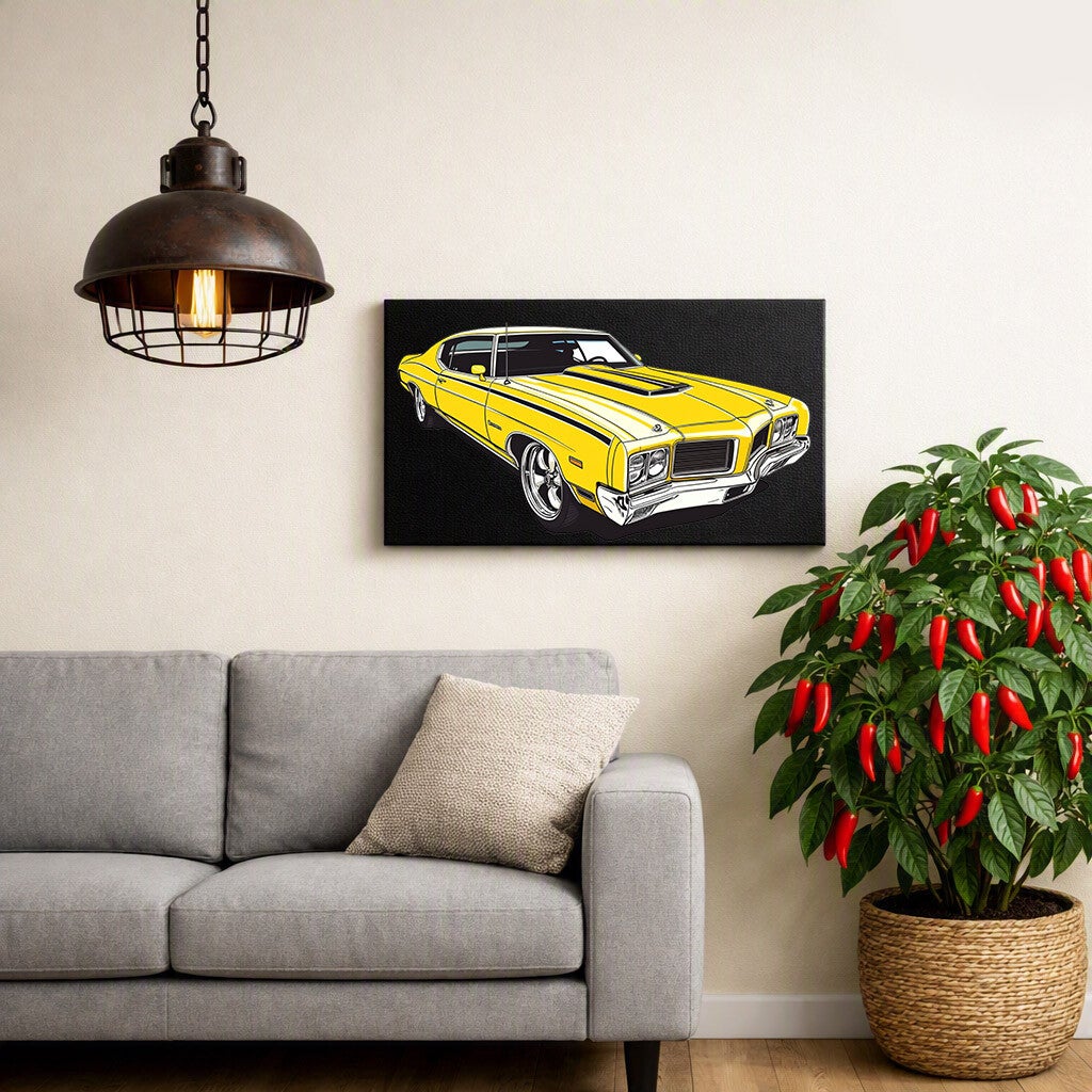 Car canvas - Pontiac Grand Prix / GTO