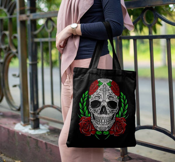 Crimson Rose Skull