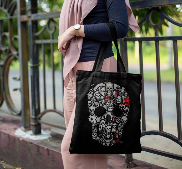 Horror Icons Collage Skull