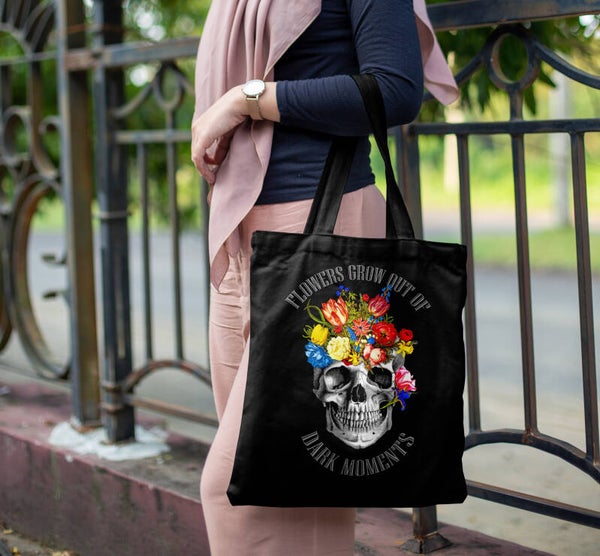 Flowers Grow Skull