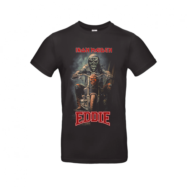 Muziek - Iron Maiden Eddie Biker T-Shirt
