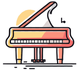 Pianoles in Friesland