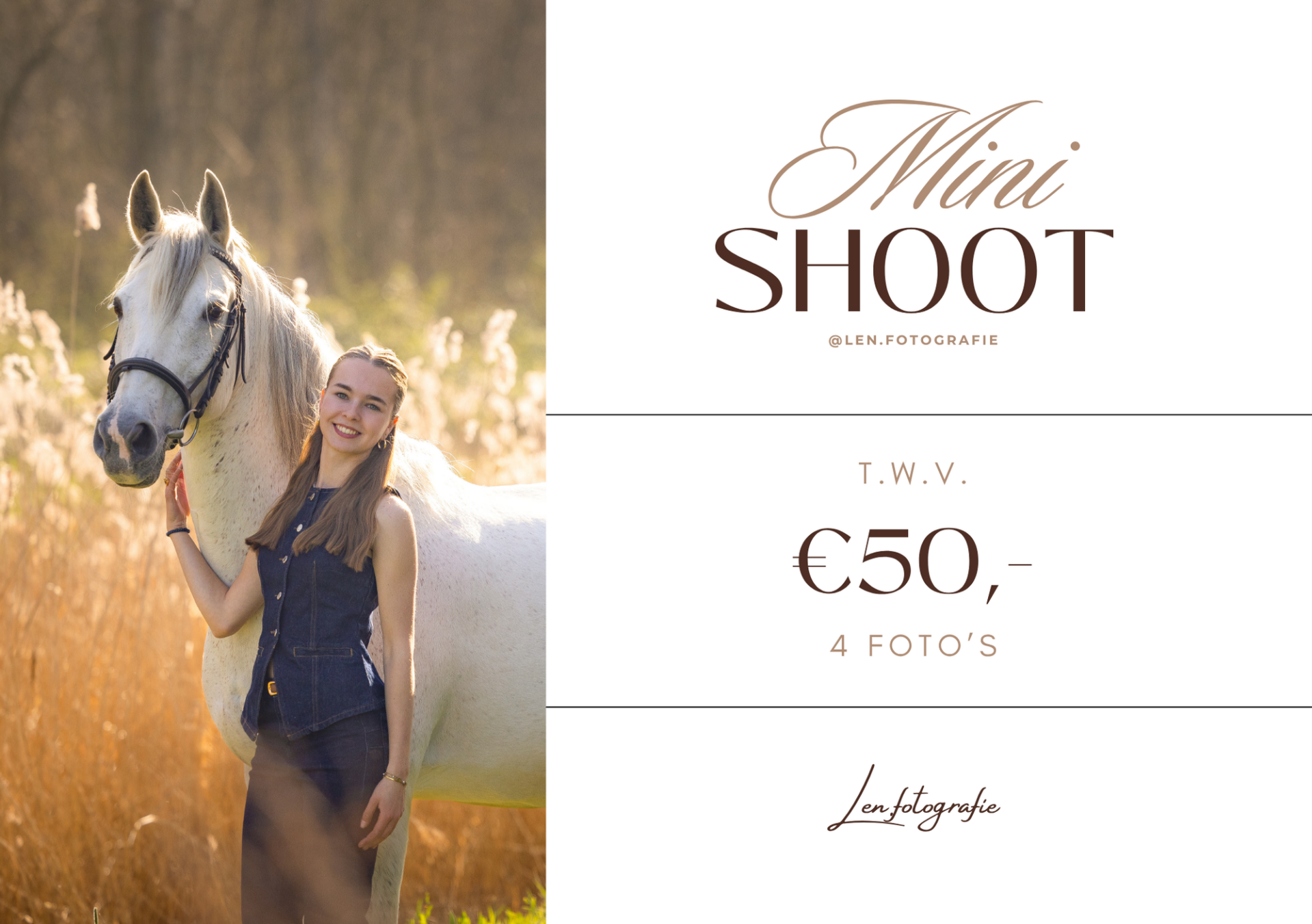 Cadeaubon Mini Shoot