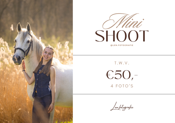 Cadeaubon Mini Shoot