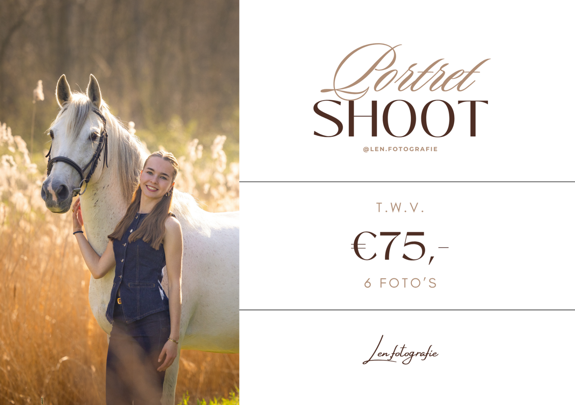 Cadeaubon Portret Shoot