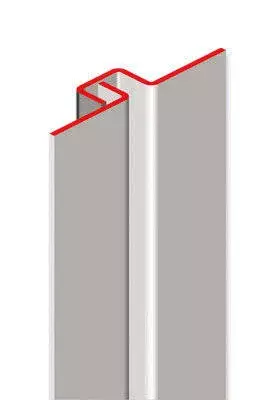 Modèle de plat de battement - anti-pinces pour porte 2 vantaux