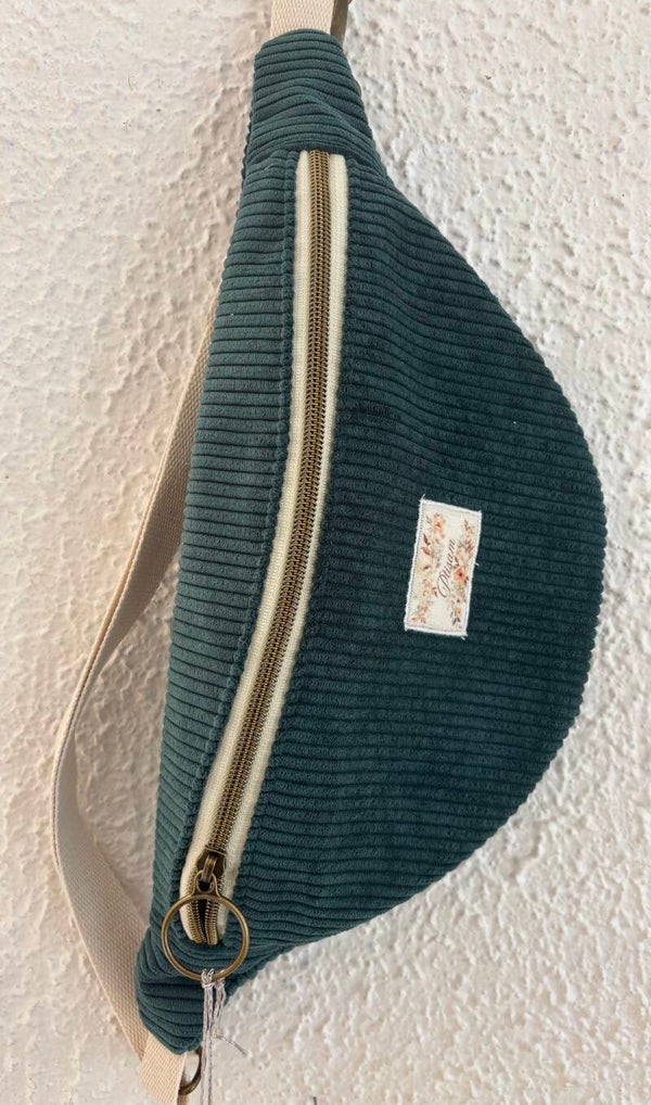 sac banane vert canard