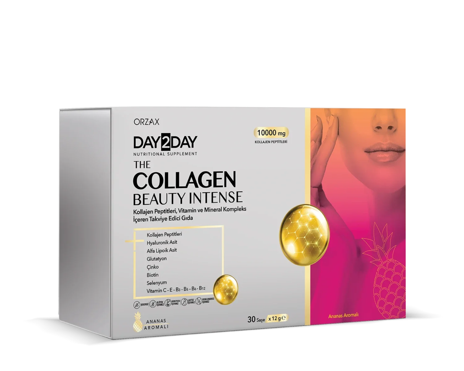 Beauty Intense Collageen 10.000 mg Ananas