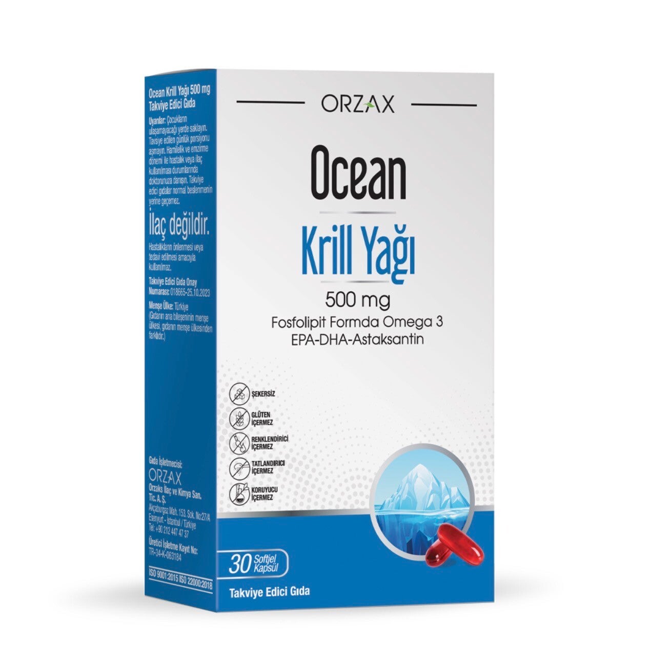 Ocean Krill Olie Softgel