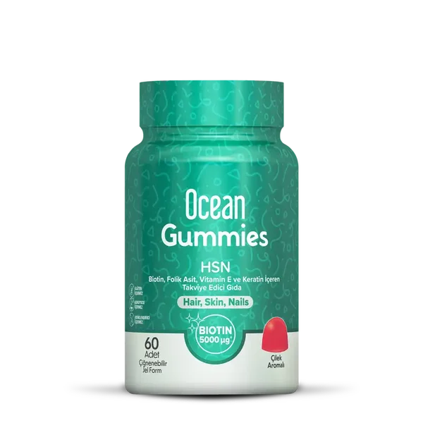 Ocean Haar, huid en nagel Gummies