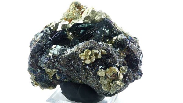 Pyriet, Hematiet - Rio Marina, Elba-eiland, Toscane, Italië - Hoogte: 11 cm - Breedte: 8 cm