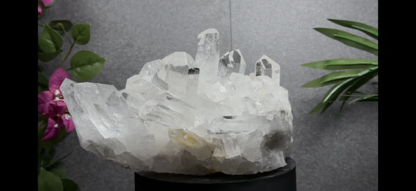 Glashelder Bergkristal Kristalcluster – 26 cm