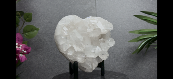 Bergkristal Hart met Kristallen – 12,5 cm – 1,019 kg