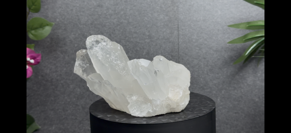 Bergkristal Waxinelichthouder – 13 cm – 838 g