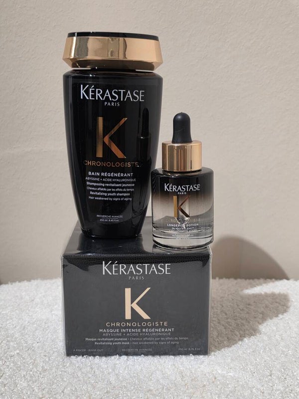 Kérastase Chronologiste shampoo + masque + longevity potion voordeelset