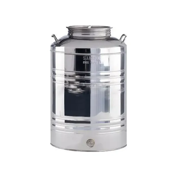 Fût inox alimentaire scellé