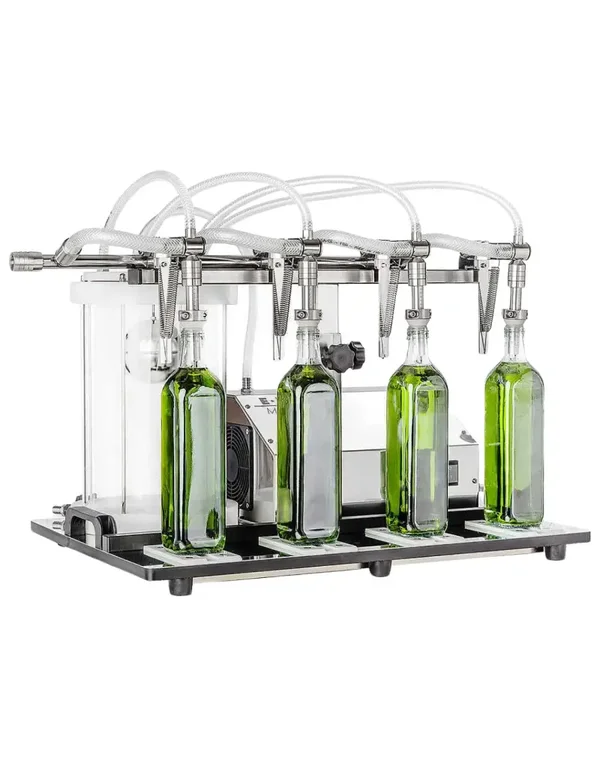 Remplisseuse Huile d'olive sous vide ENOLMASTER 4 Becs