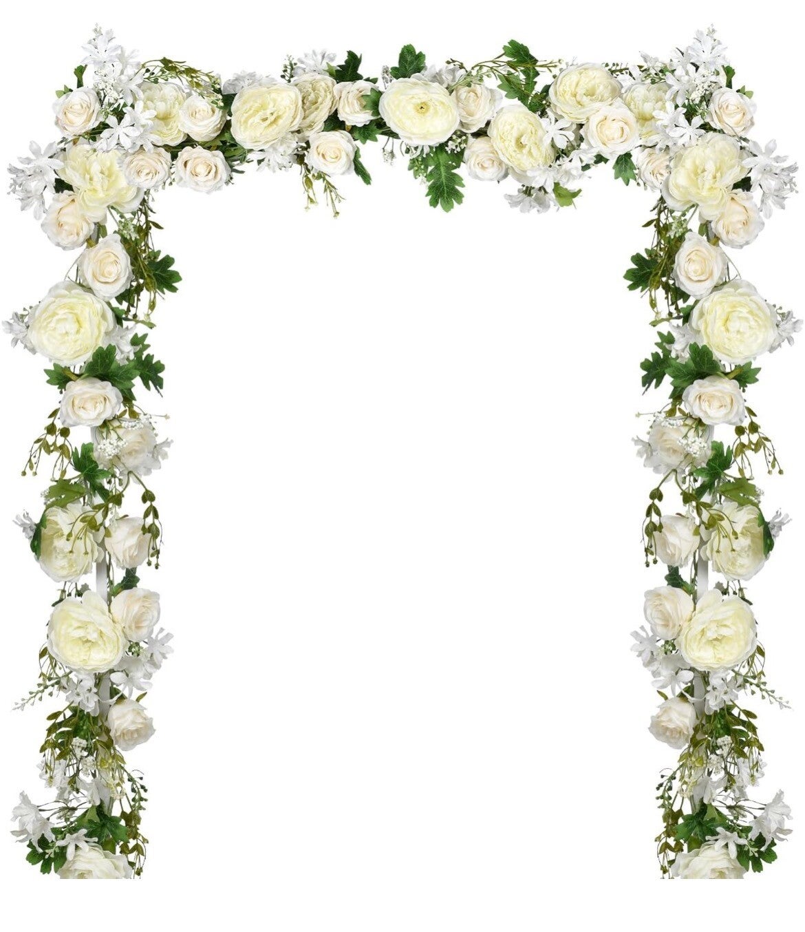 Artificial Peony Flower Garland - 6ft/Strand