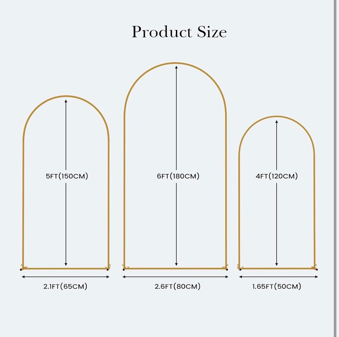 Wedding Arch Backdrop Stand Set of 3 (7.3FT, 6FT, 6FT) White Balloon Arch Stand, Metal Arch Backdrop Stand, Square Backdrop Stand for Gender Reveal Baby Shower Bridal Decoration Party Ceremony