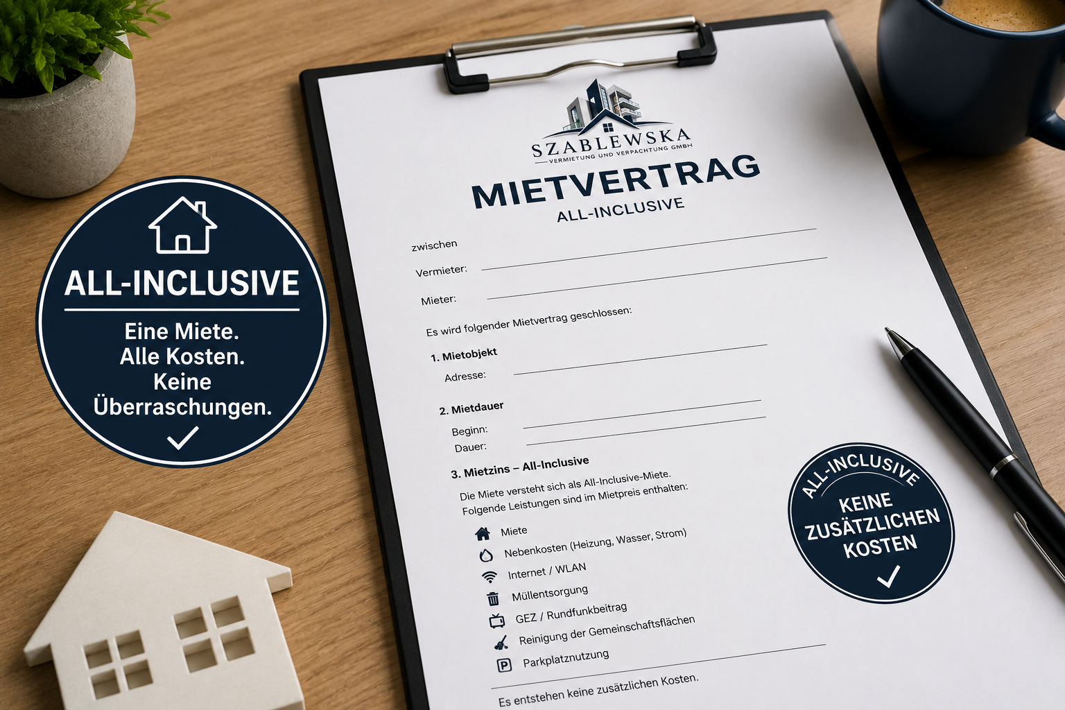 Vermietung und Veroachtung