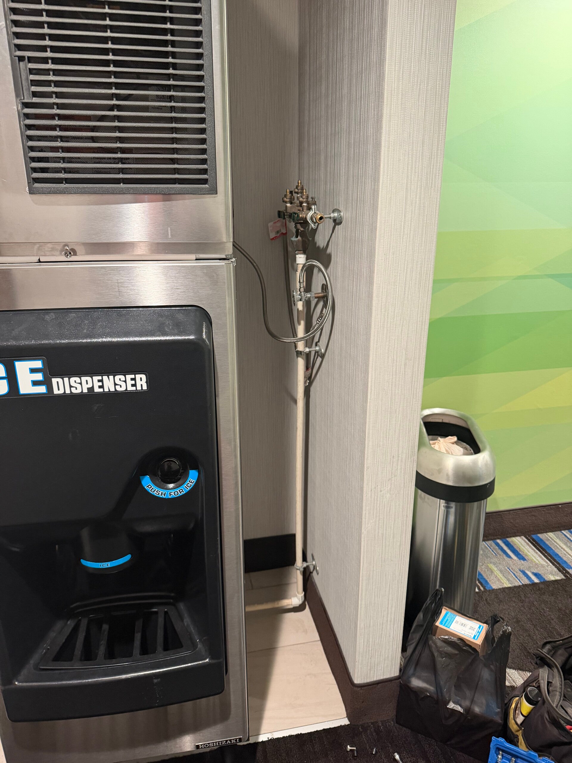 Backflow device at hotel