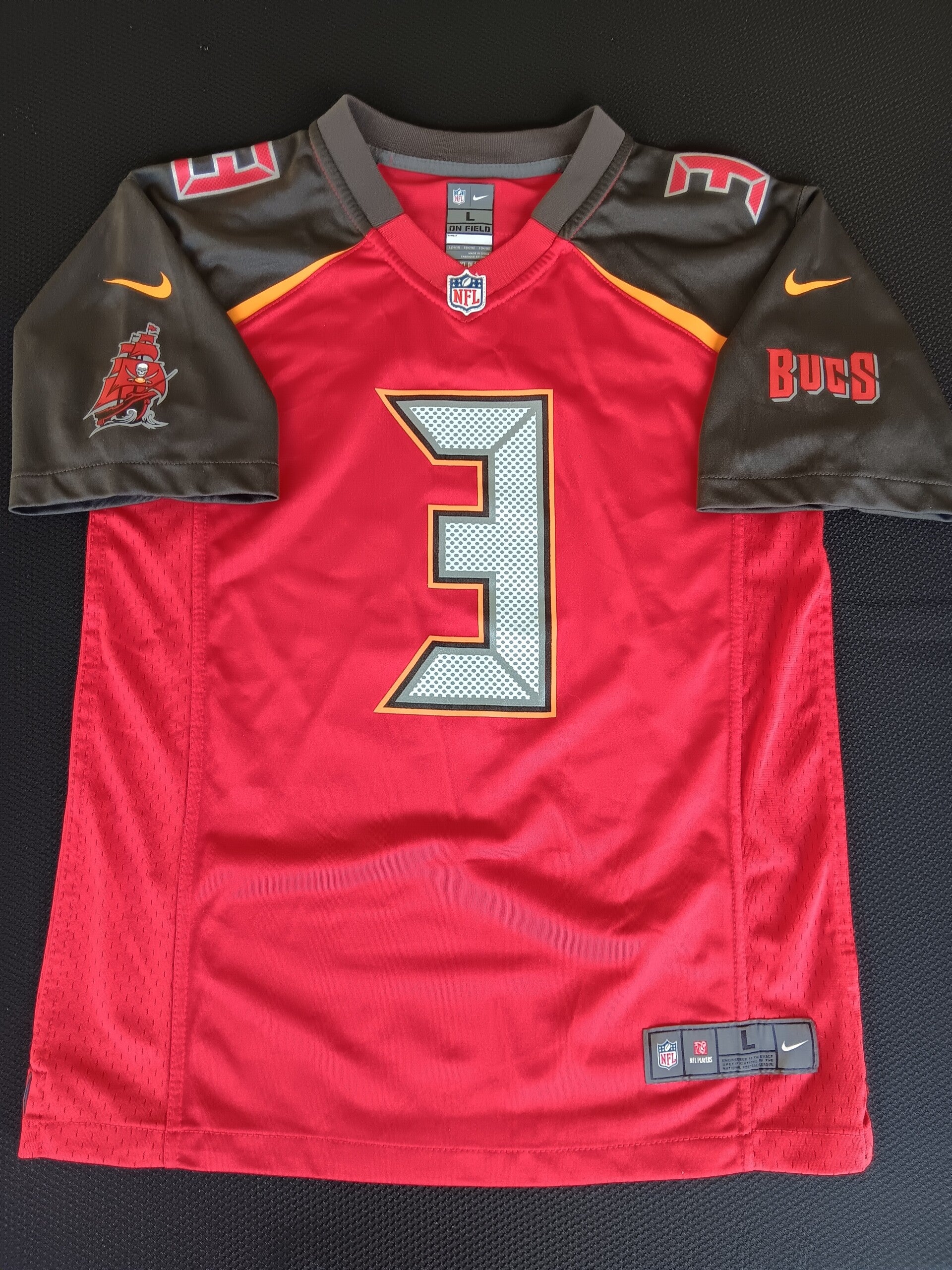 Nike NFL Buccaneer Youth Jersey # 3