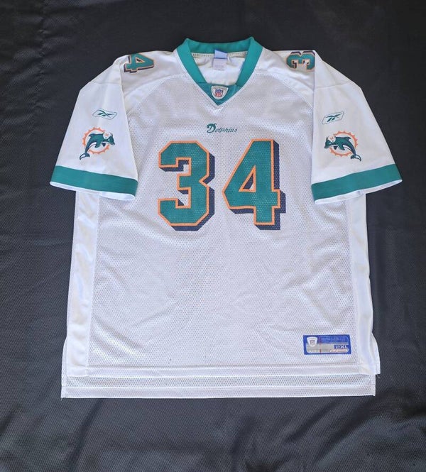 Vintage Miami Dolphins NFL Football Jersey Ricky Williams 34 NFL Men's XXL