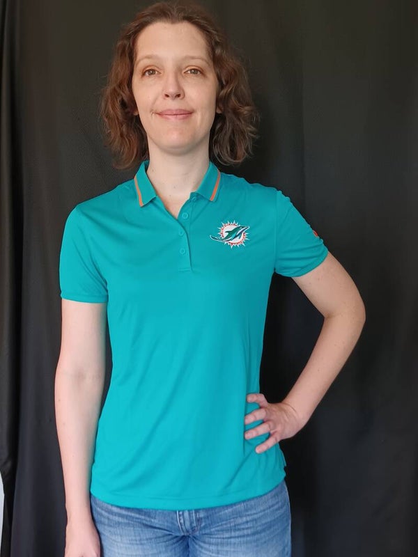 New Lady's NIKE NLF Miami Dolphin Collar shirt