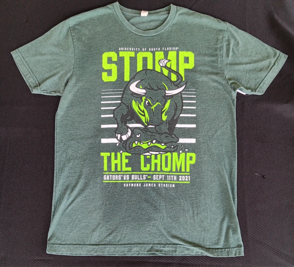 2021 "Stomp the Chomp" USF T-shirt
