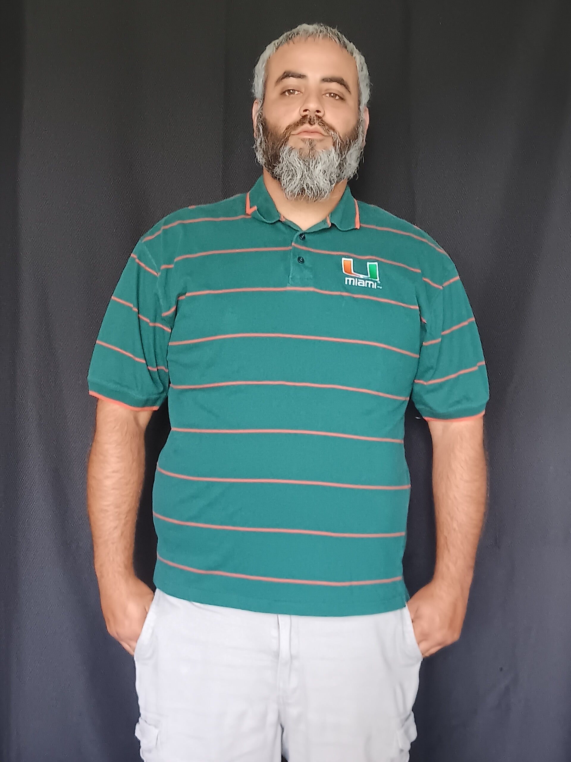Men's University of Miami Collar Shirt