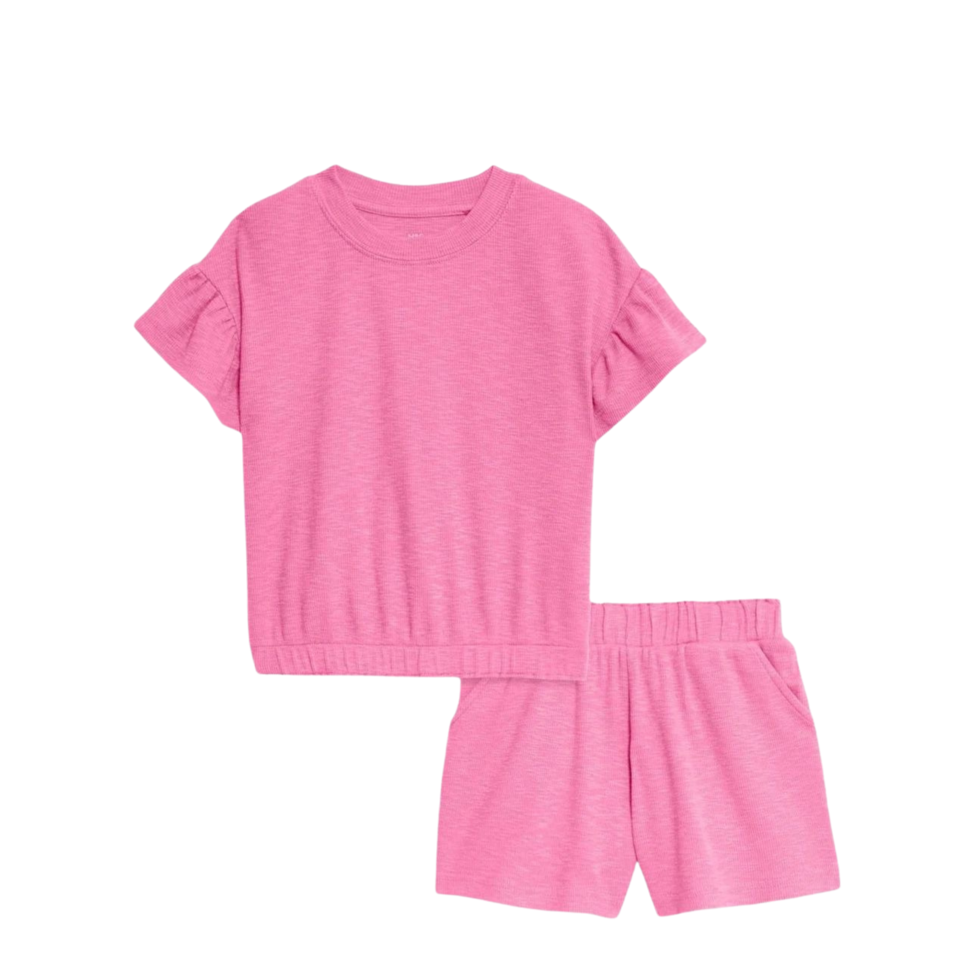 Roze T-shirt & Short Setje