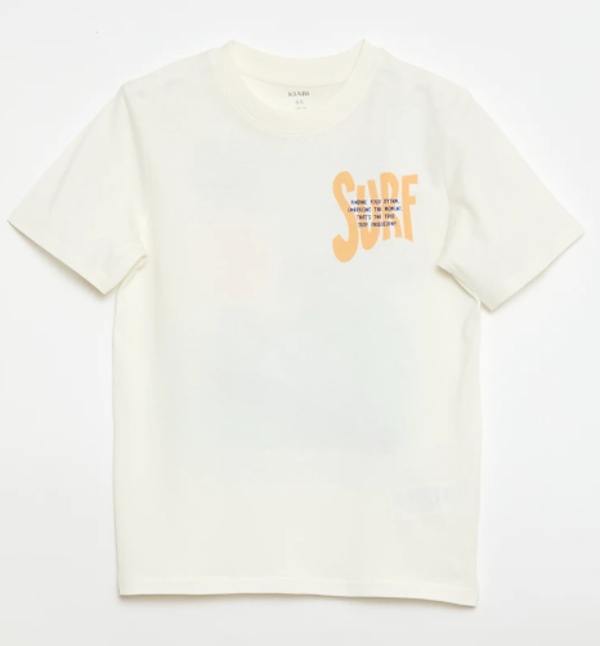 T-shirt Beige Surf