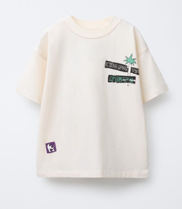 Zara T-shirt met palmbomen