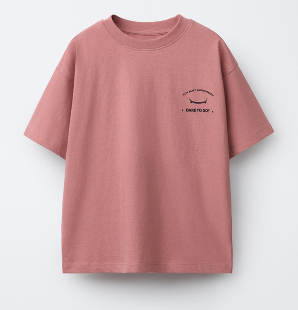 ZARA T-shirt City (oudroze)