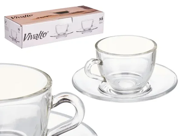 Espressotassen mit Unterteller