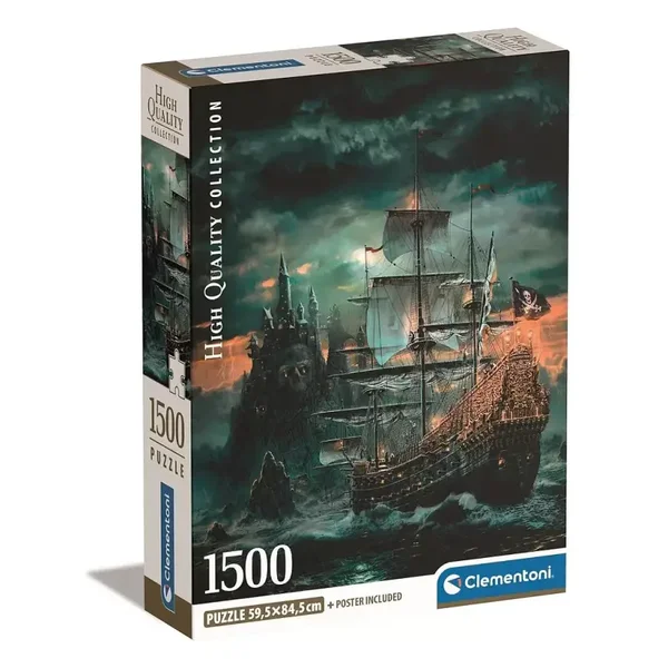 Piratenschiff Puzzle 1500 Clementoni