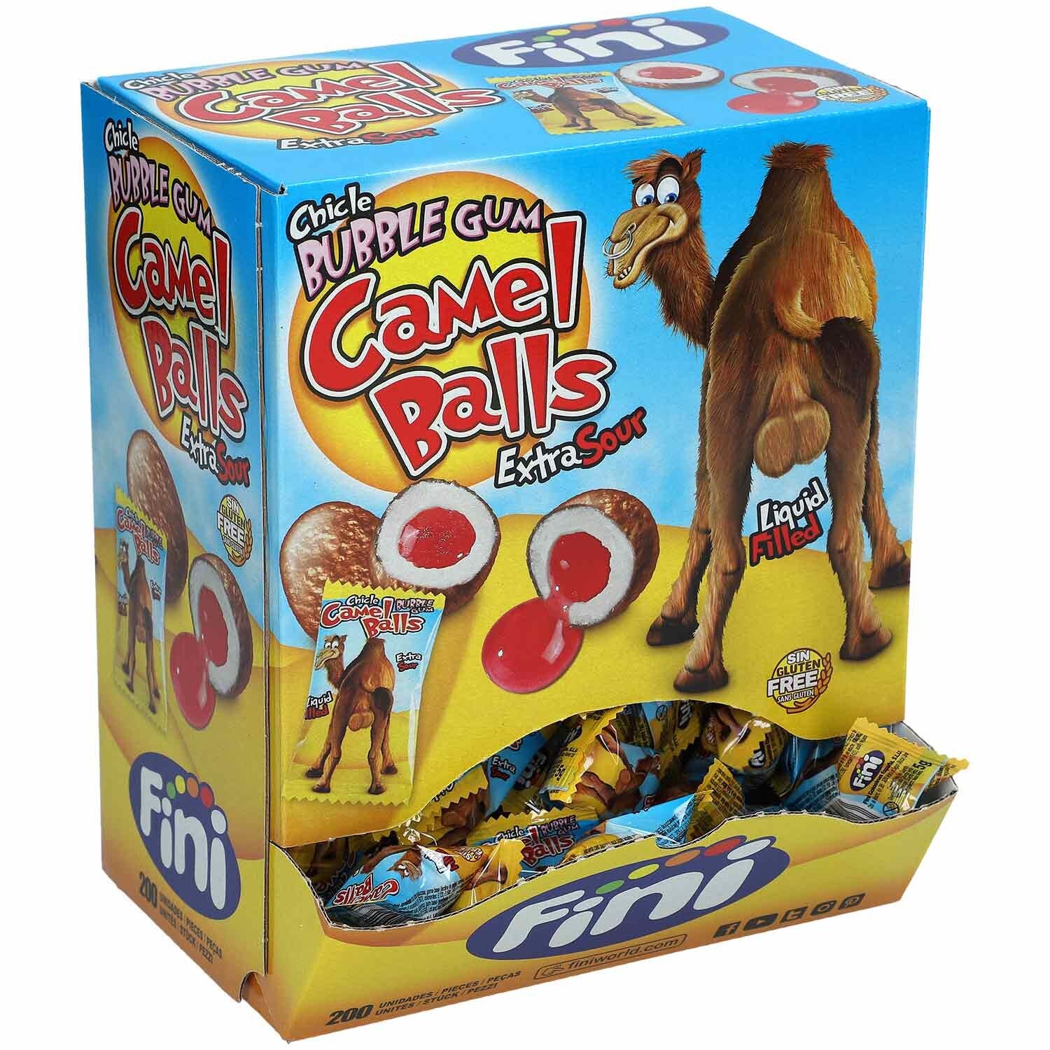 Fini Camel Balls Extra Bubble Gum Sour  , glutenfrei
