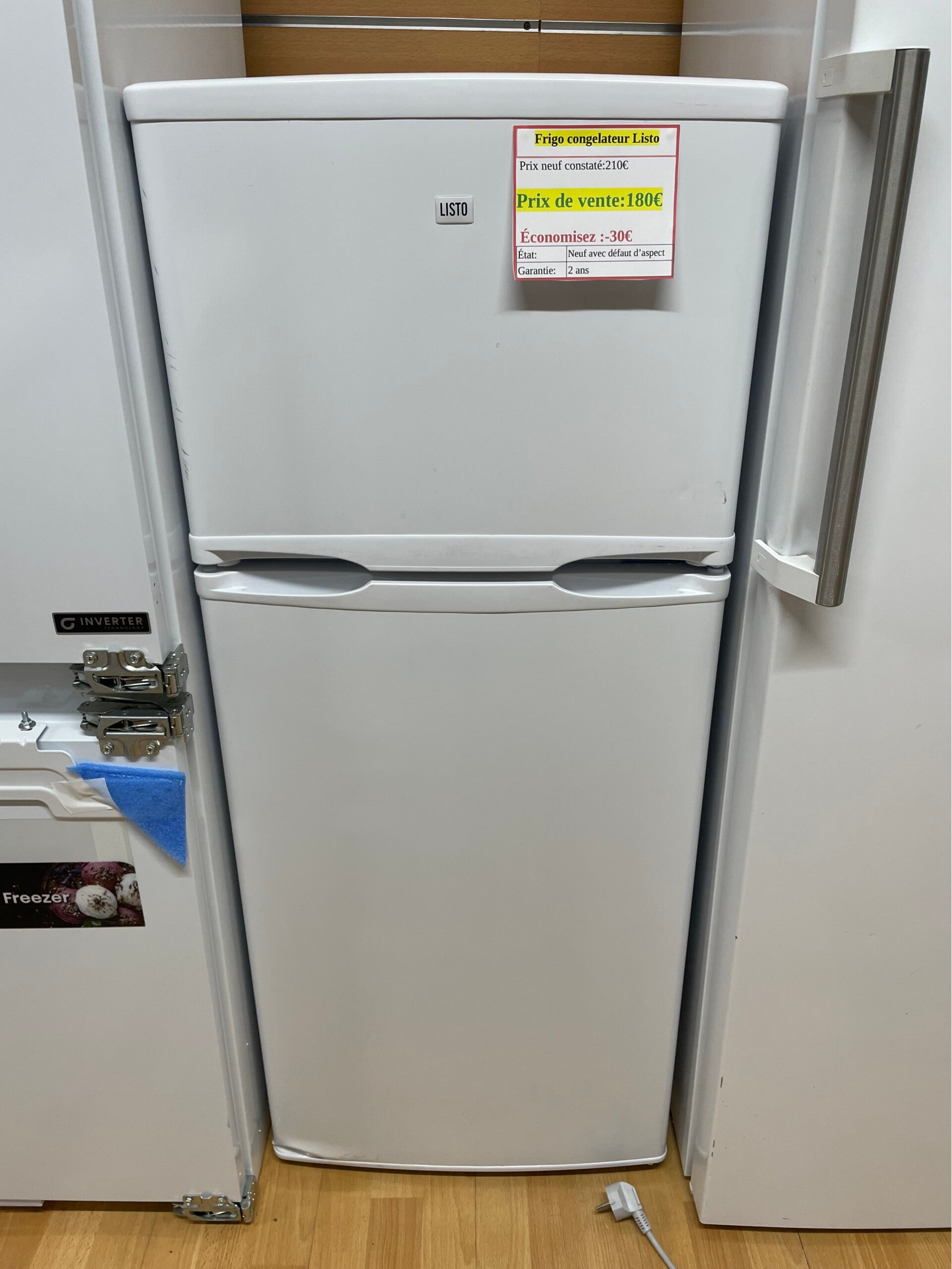 Frigo congélateur Listo neuf